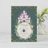 魅惑のプリンセス城バラベビーガールシャワー 招待状 (スタンド正面)