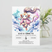 魅惑のプリントモンキー誕生日 招待状 (スタンド正面)