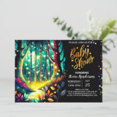 魅惑のホタル夜空の赤ちゃんシャワー 招待状 (スタンド正面)