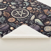 魅惑のボタニカ：魔法のハーブ&ウィッチクラフト シェルパブランケット (3/4)