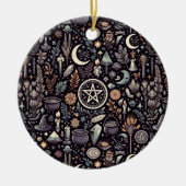 魅惑のボタニカ:魔法のハーブ&ウィッチクラフト セラミックオーナメント (正面)