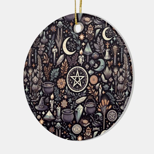魅惑のボタニカ:魔法のハーブ&ウィッチクラフト セラミックオーナメント (左)
