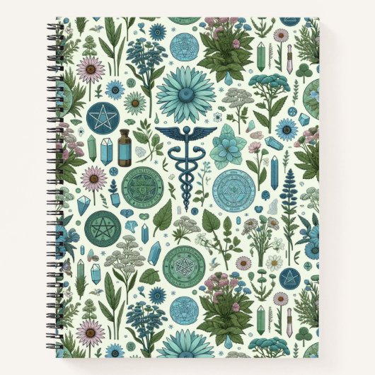 魅惑のボタニカ：魔法のハーブ&ウィッチクラフト ノートブック (正面)