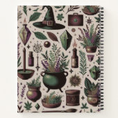 魅惑のボタニカ：魔法のハーブ&ウィッチクラフト ノートブック (裏面)