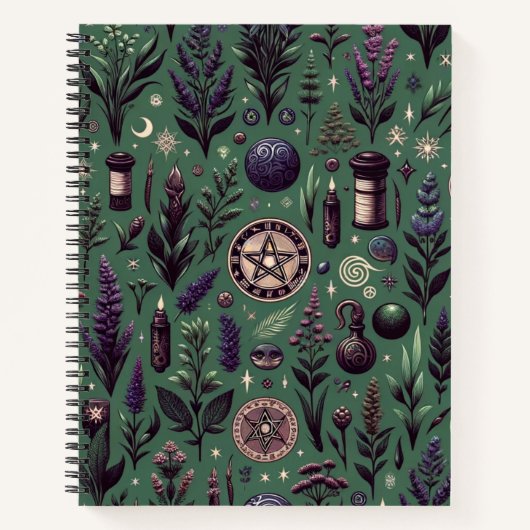 魅惑のボタニカ：魔法のハーブ&ウィッチクラフト ノートブック (正面)