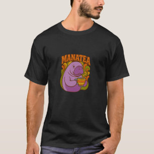 魅惑のマナティー海牛の紅茶 Funny Tea Ti Tシャツ