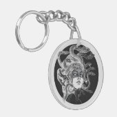 魅惑のメデューサアート キーホルダー (正面左)