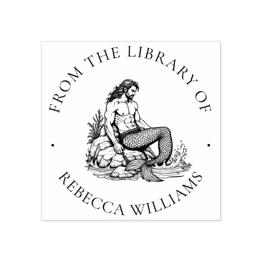 魅惑のメルマン"のライブラリから"海キング ラバースタンプ (インプリント)