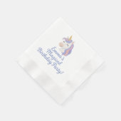 魅惑のユニコーンペリウィンクルパーティーナプキン 縁ありカクテルナプキン (角)