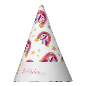 魅惑のユニコーン誕生日パーティーハット パーティーハット (右)