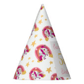 魅惑のユニコーン誕生日 パーティーハット (左)