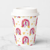 魅惑のユニコーン誕生日 紙コップ (裏面)