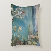 "魅惑のユリ池"アクセント枕 アクセントクッション (正面(垂直))