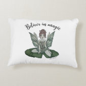 "魅惑のユリ池"アクセント枕 アクセントクッション (裏面)