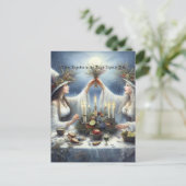 魅惑のユール・セレブレーション　フラットホリデーカード シーズンポストカード (スタンド正面)