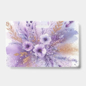 魅惑のラベンダー名札バッジ バッジ (裏面)