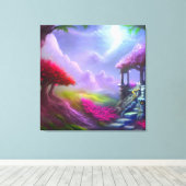 魅惑のランドキャンバスアート キャンバスプリント (インサイチュ (ウッドフロア))