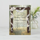 魅惑のルーラルウッドランドウェディングアーチ 招待状 (スタンド正面)