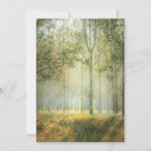 魅惑のルーラルウッドランドウェディングアーチ 招待状 (裏面)