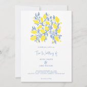 魅惑のレモン ヴィネ 結婚式招待状 招待状 (正面)