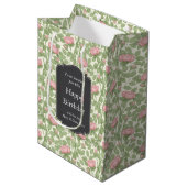 魅惑のローズガーデン アイボリーカスタム ミディアムペーパーバッグ (正面アングル)