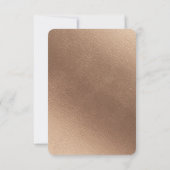 魅惑のローズ ヴィンテージ ダスティピンク ダイヤモンド ウェディング 招待状 (裏面)