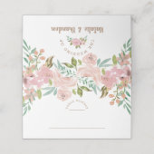 魅惑のローズ ヴィンテージ ダスティピンク テーブルナンバー プレイスカード (外部開封)