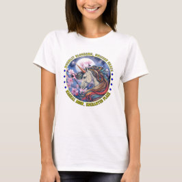 魅惑の一角獣さくらんぼクラシックT-s Tシャツ