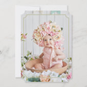 魅惑の一角獣と妖精のパーソナライズされた誕生日 招待状 (裏面)