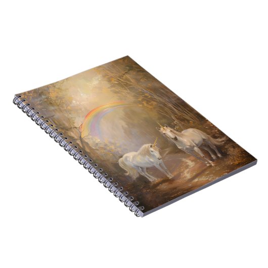 魅惑の一角獣の森レインボーノート ノートブック (右側)