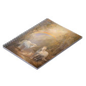 魅惑の一角獣の森レインボーノート ノートブック (左側)