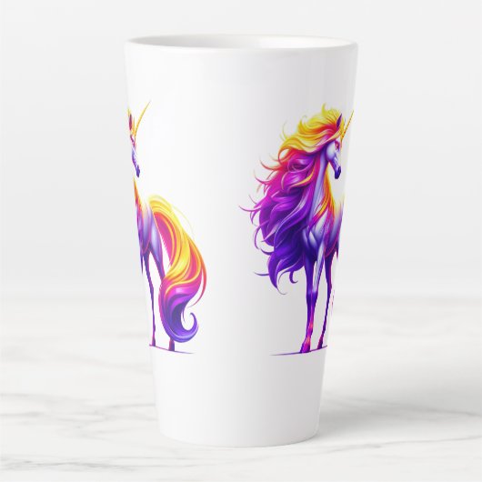 魅惑の一角獣 カフェラテマグ (正面)