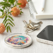 「魅惑の一角獣」 キーホルダー (側面)