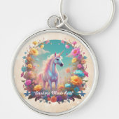 「魅惑の一角獣」 キーホルダー (正面)