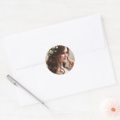 「魅惑の人形：夢と夢の守護者大切」 ラウンドシール (封筒)