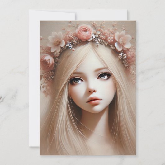 「魅惑の人形:夢と夢の守護者大切」 招待状 (正面)