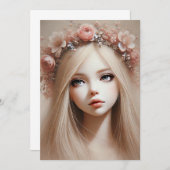 「魅惑の人形:夢と夢の守護者大切」 招待状 (正面/裏面)