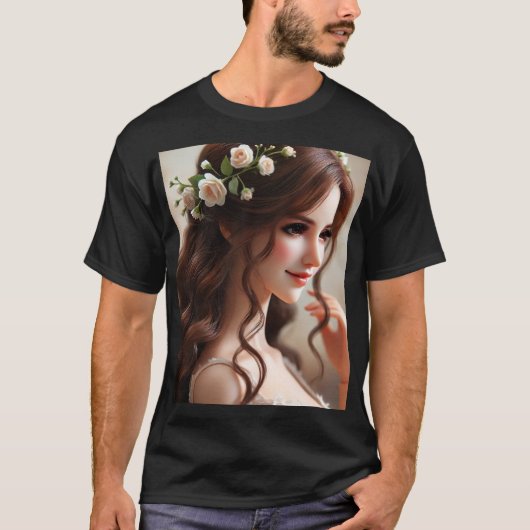 「魅惑の人形：夢と夢の守護者大切」 Tシャツ (正面)