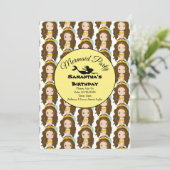 魅惑の人魚の誕生日招待状 招待状 (スタンド正面)