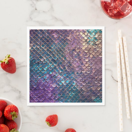 魅惑の人魚の魔法：ナプキン スタンダードランチョンナプキン (インサイチュ)