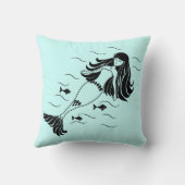 魅惑の人魚 クッション (裏面)