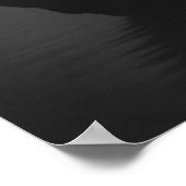 魅惑の人魚 – 神秘的なボーの木炭アート ポスター (角)