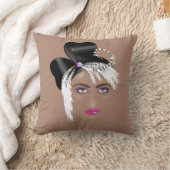 魅惑の人 – クロシェ クッション (ブランケット)