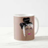 魅惑の人 – クロシェ コーヒーマグカップ (正面右)