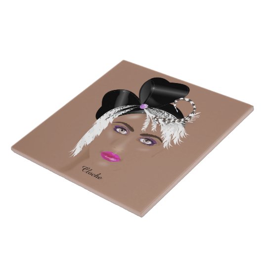 魅惑の人 – クロシェ タイル (側面)