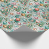 魅惑の休日オーナメント:フェスティバルラッピングパ ラッピングペーパー (角)