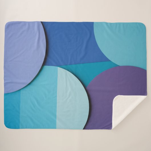 魅惑の円 シェルパブランケット (正面(横))