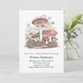 魅惑の冒険が少女ベビーシャワーを待つ 招待状 (スタンド正面)