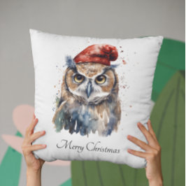 魅惑の冬のフクロウカスタム、 クッション