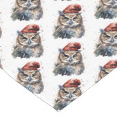 魅惑の冬のフクロウカスタム、 ショートテーブルランナー (コーナー)